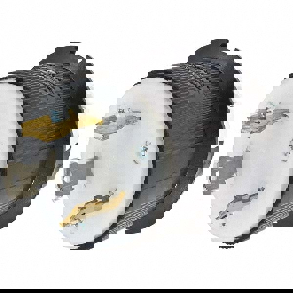 Locking Inlet: Plug, Industrial, L7-30P, 277V, Black